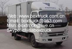 Insulated van truck
